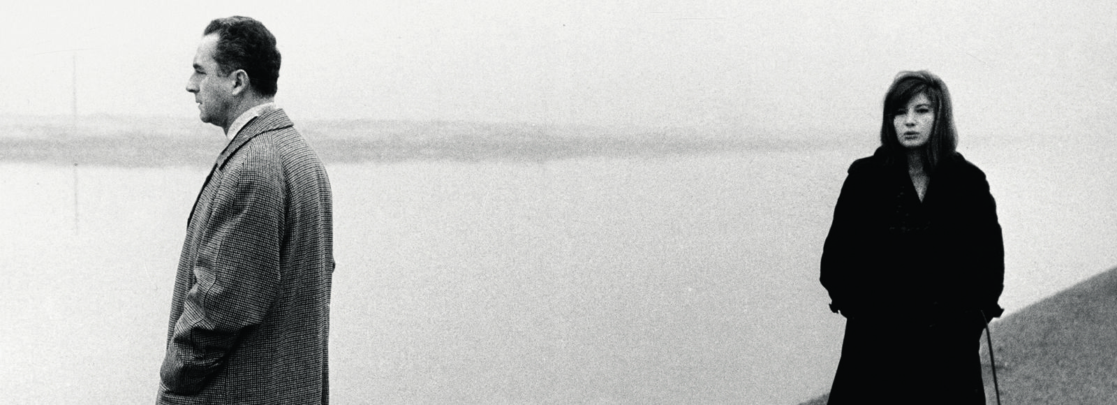 Michelangelo Antonioni et sa muse Monica Vitti ©GettyImages/Le Monde